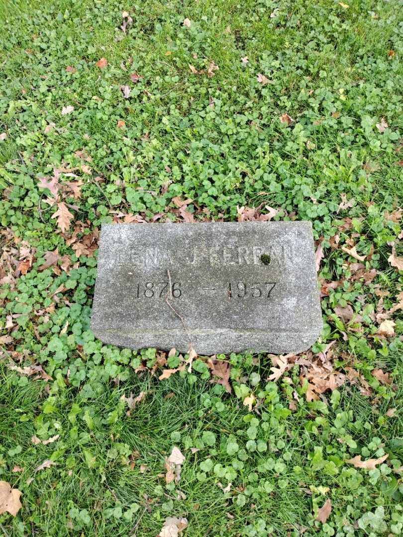Lena J. Tooker Ferran's grave. Photo 2
