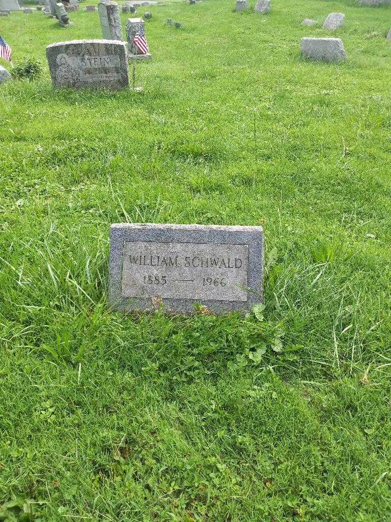 William Schwald's grave. Photo 1