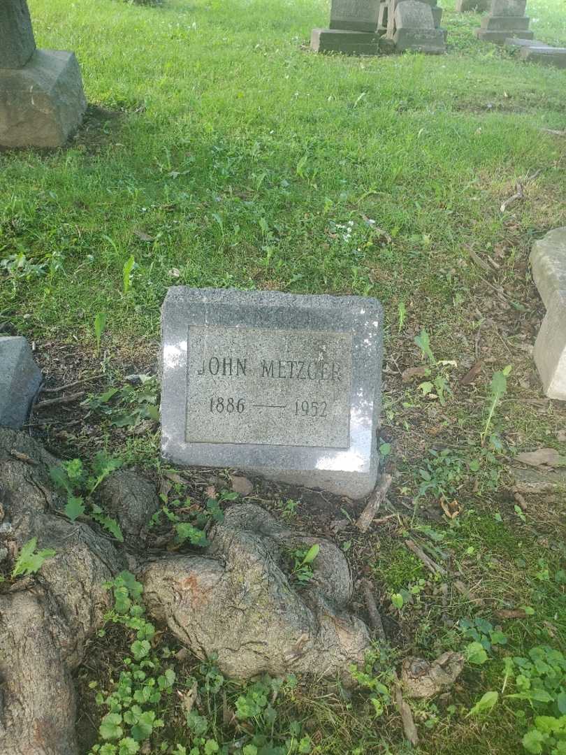 John Metzger's grave. Photo 2