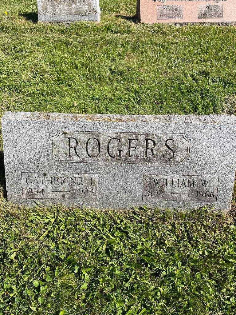 Catherine T. Rogers's grave. Photo 3