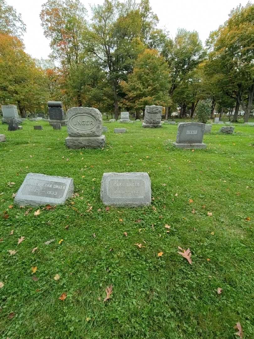 Carl Unger's grave. Photo 2