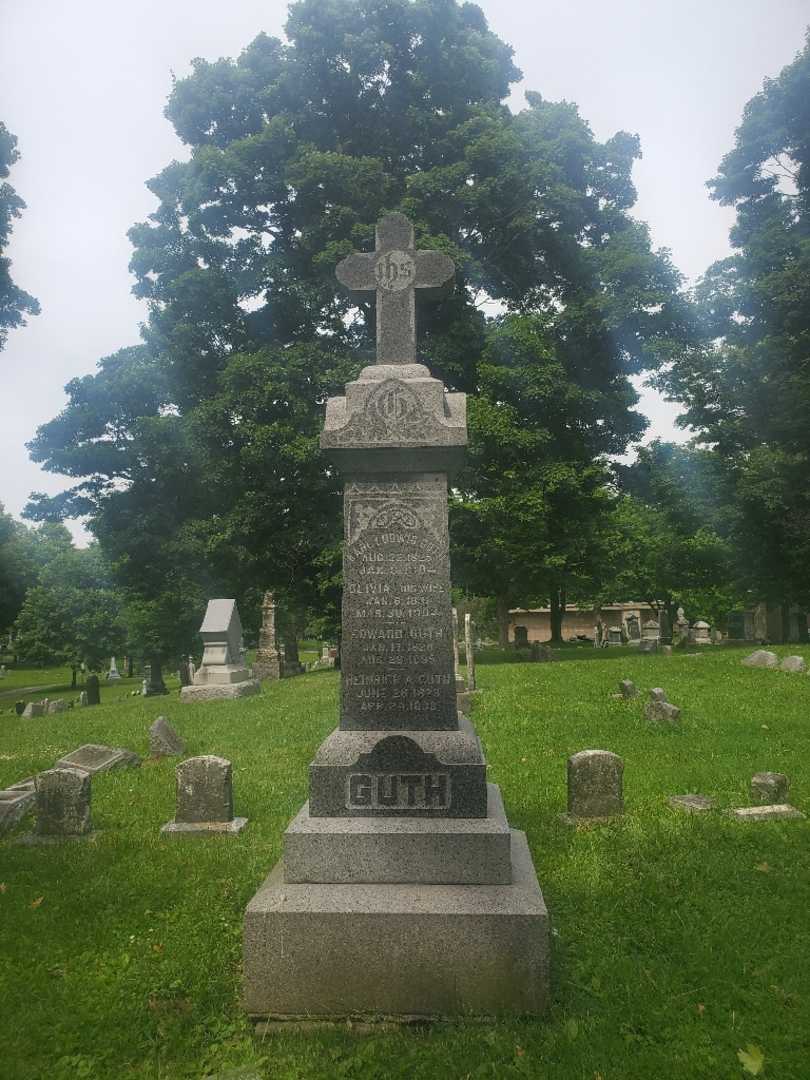 Heinrich A. Guth's grave. Photo 1