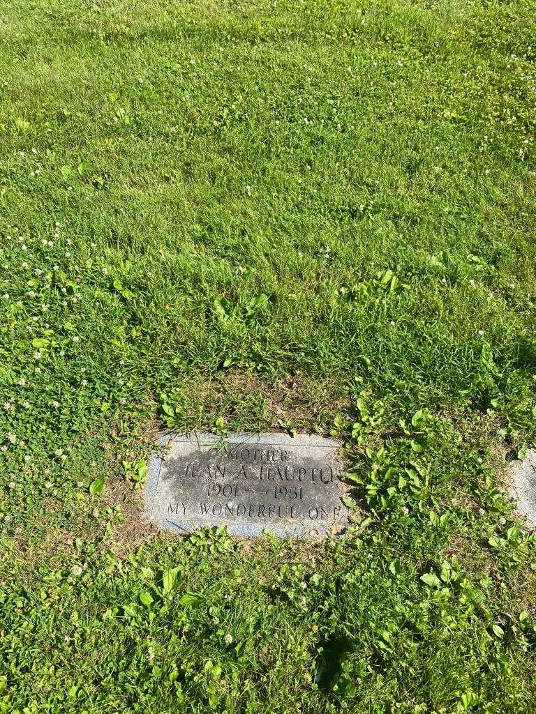 Jean A. Hauptli's grave. Photo 2