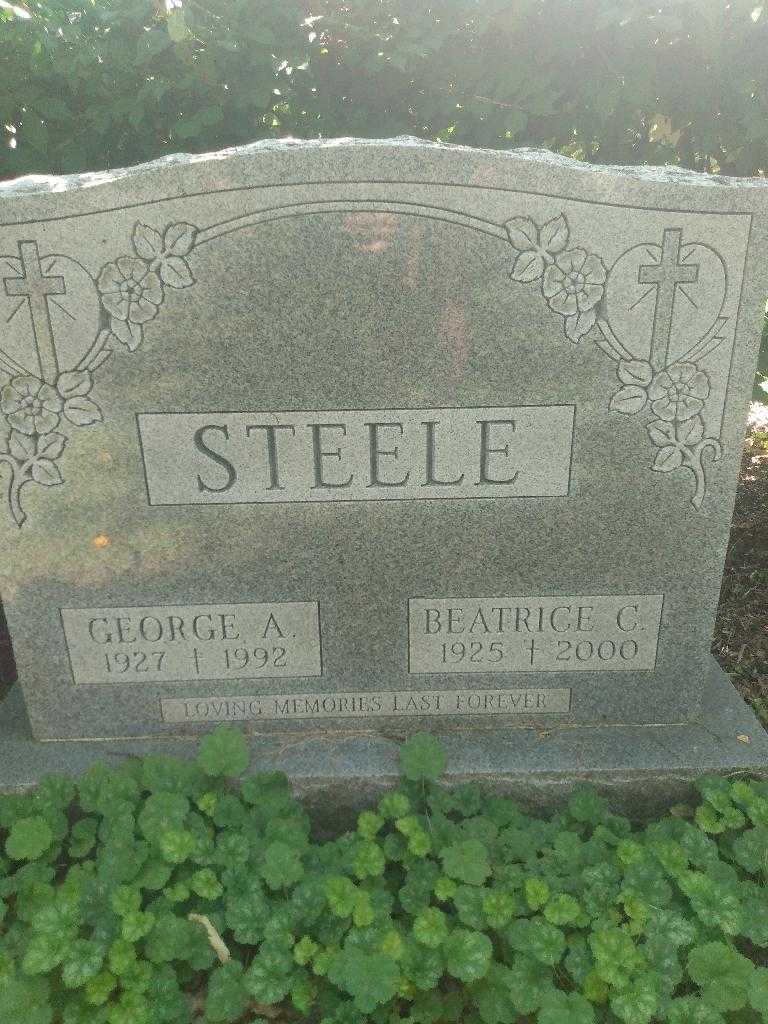 George A. Steele's grave. Photo 3