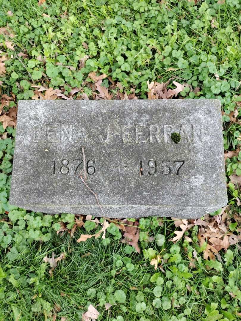 Lena J. Tooker Ferran's grave. Photo 3