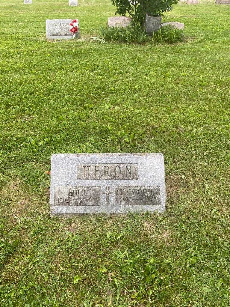 Christopher Heron's grave. Photo 2