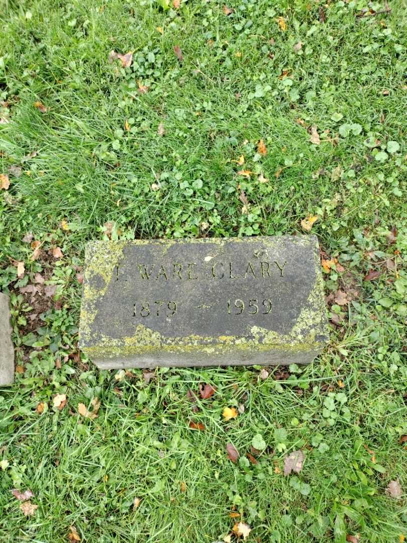 Francis Ware Clary's grave. Photo 2