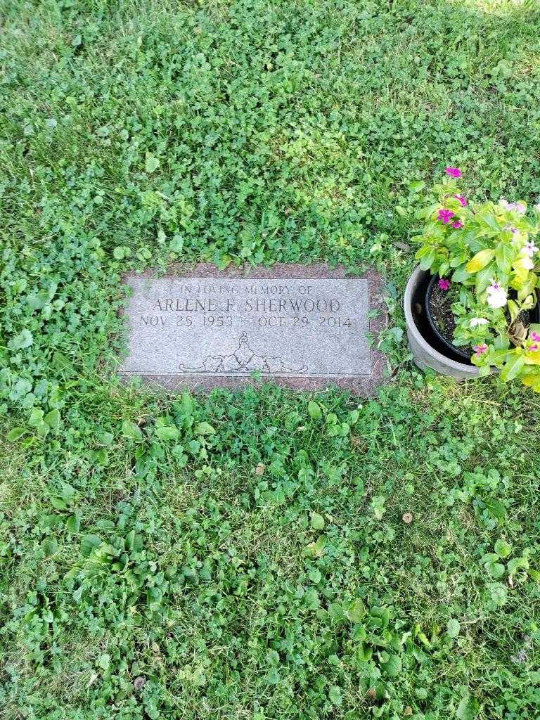 Frances M. Sherwood's grave. Photo 2