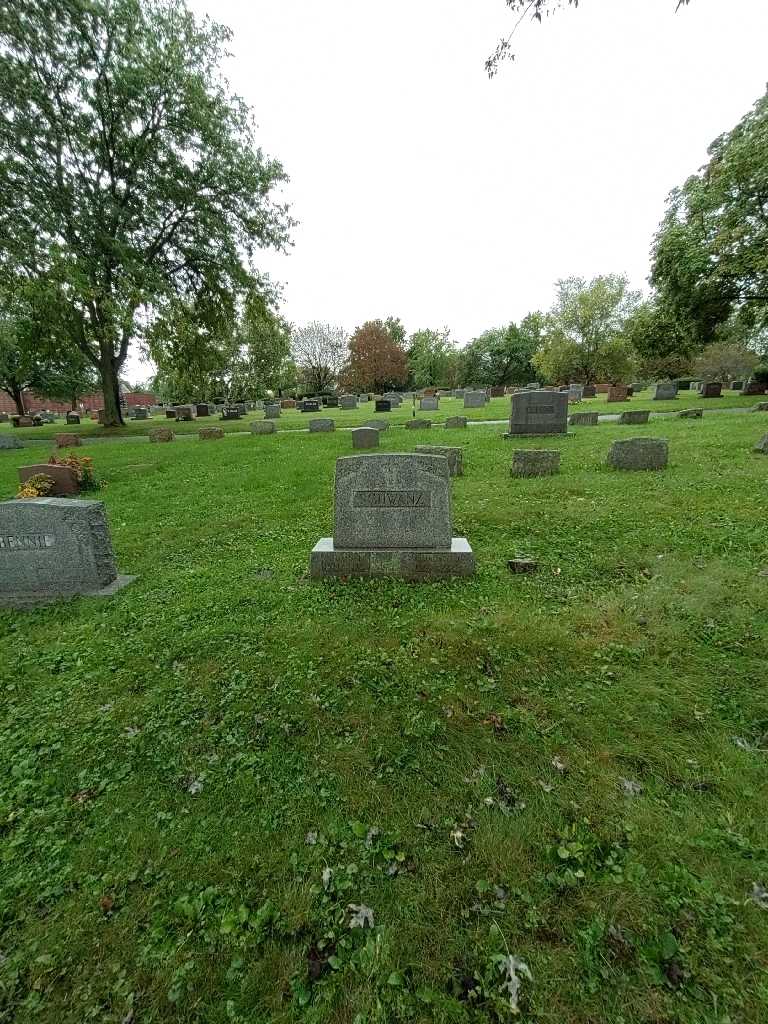 Clarence J. Schwanz's grave. Photo 3