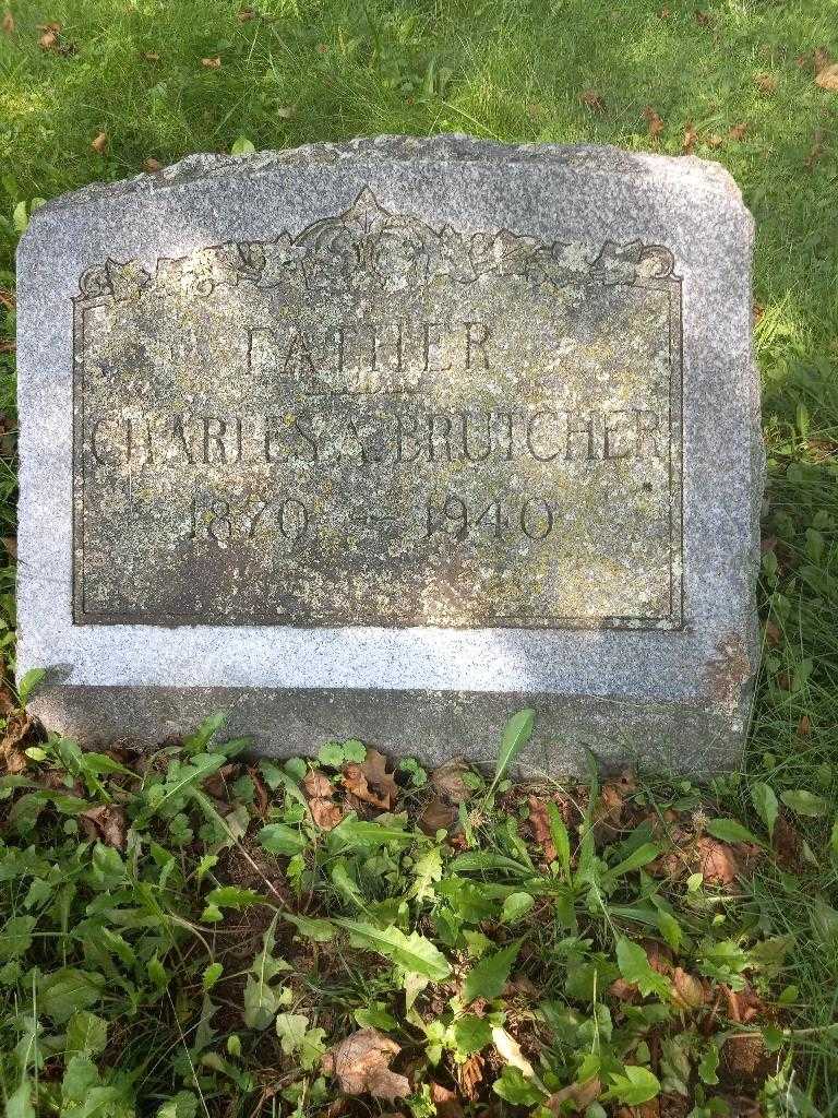 Charles A. Brutcher's grave. Photo 3