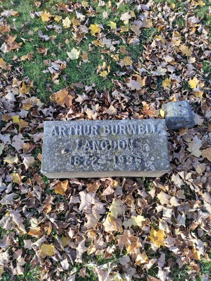 Arthur Burwell Langdon's grave. Photo 2