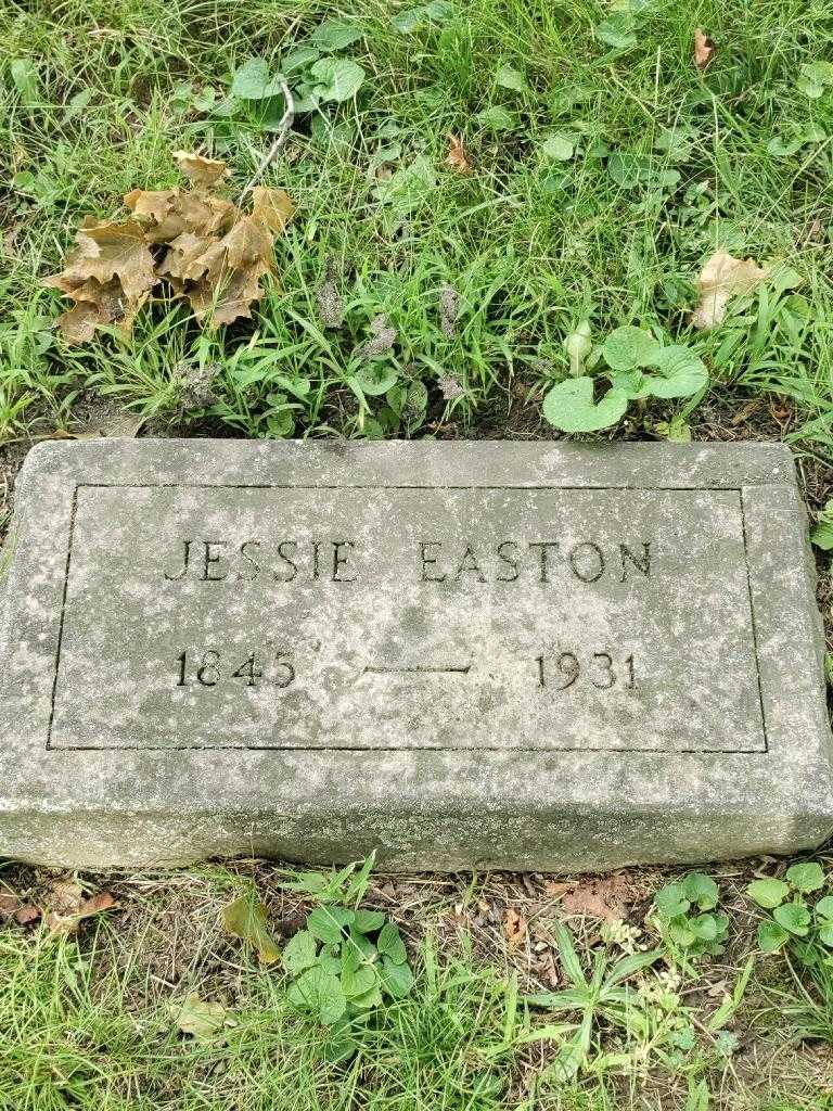 Jessie Easton's grave. Photo 3