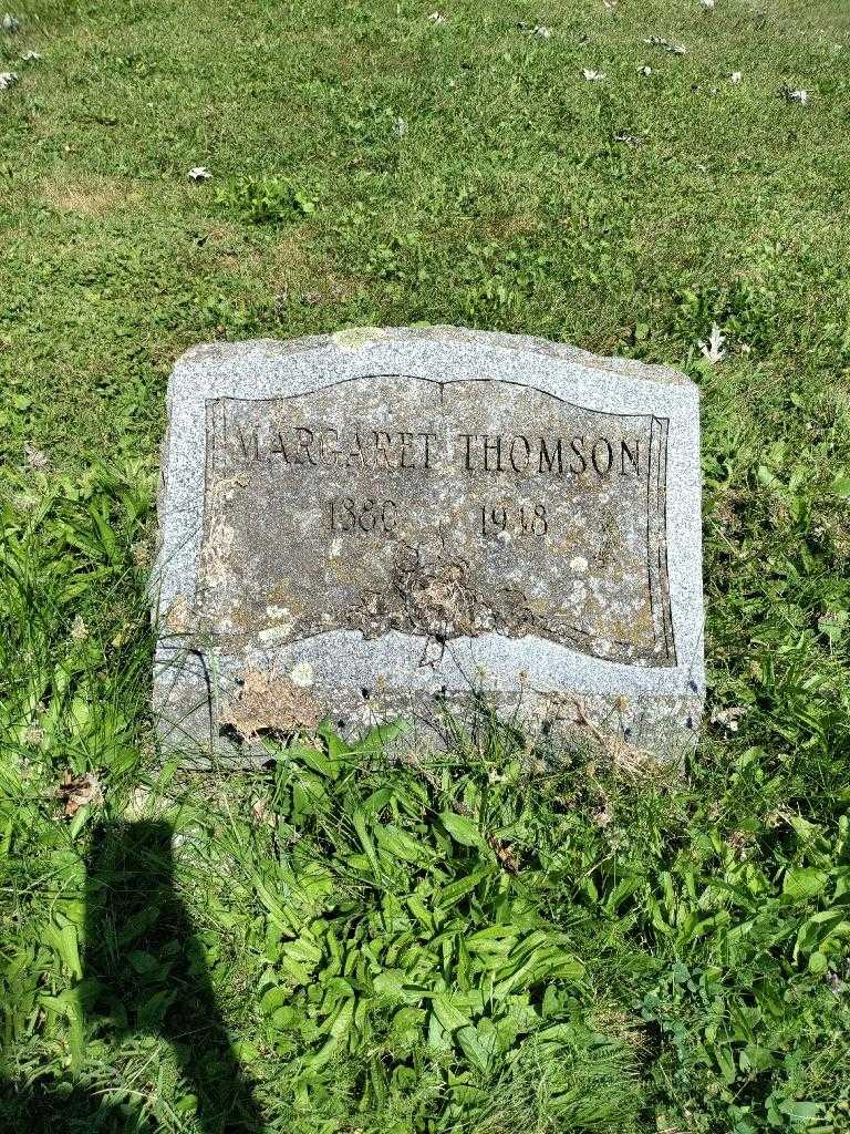 Margaret Thomson's grave. Photo 2