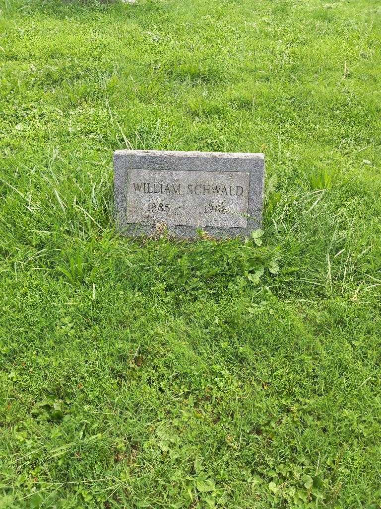 William Schwald's grave. Photo 2