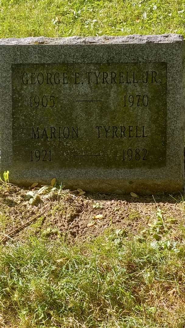 George E. Tyrrell Junior's grave. Photo 3