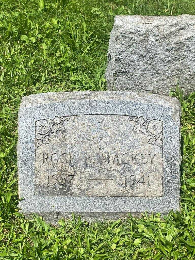 Rose E. Mackey's grave. Photo 3