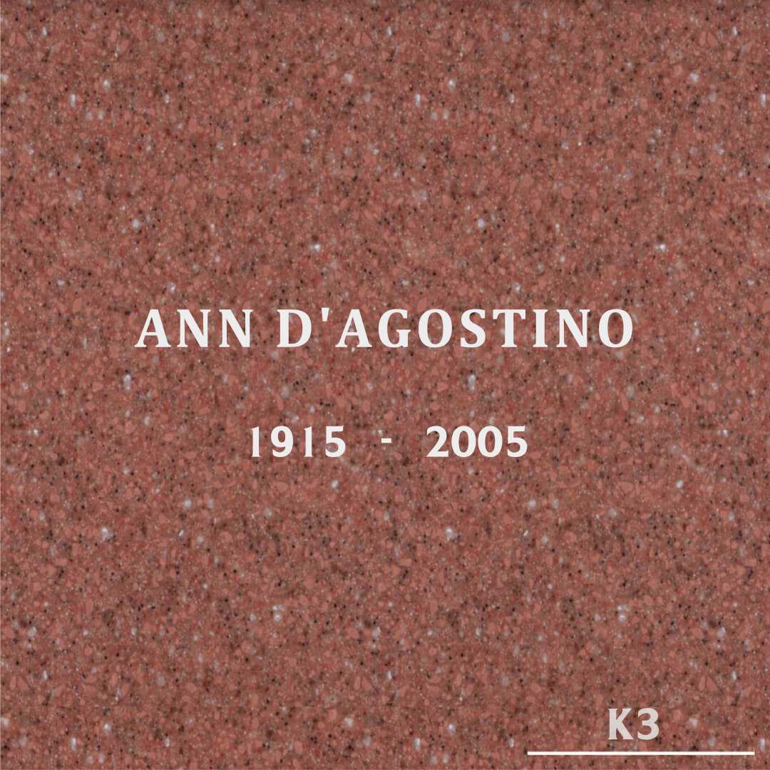 Ann D'Agostino's grave