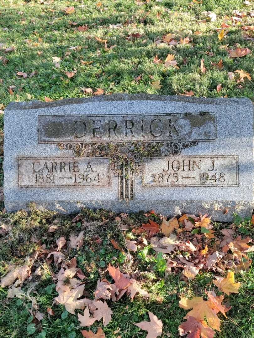 John James Derrick's grave. Photo 3