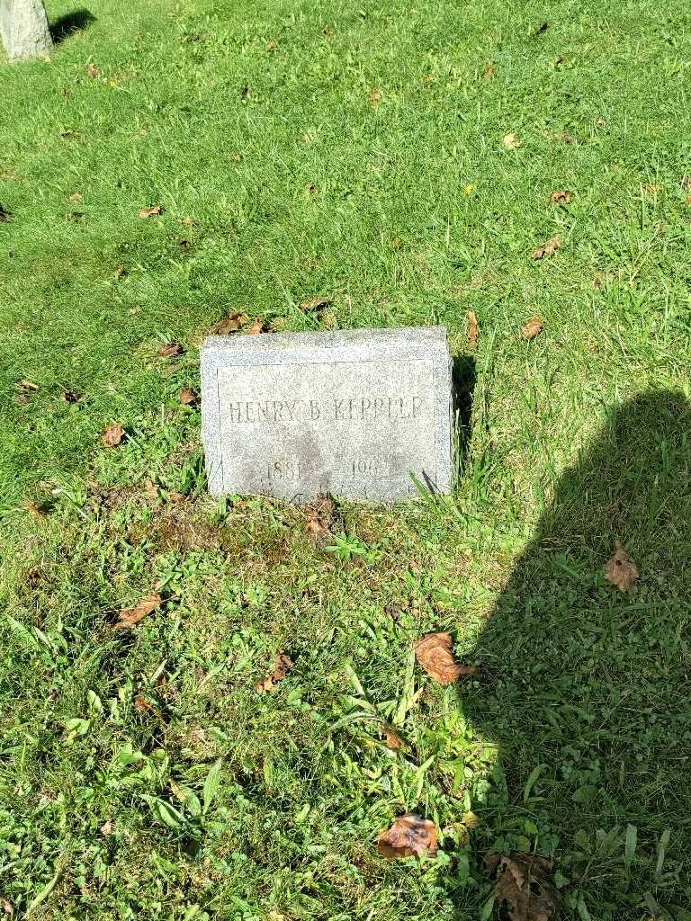 Henry B. Keppler's grave. Photo 2