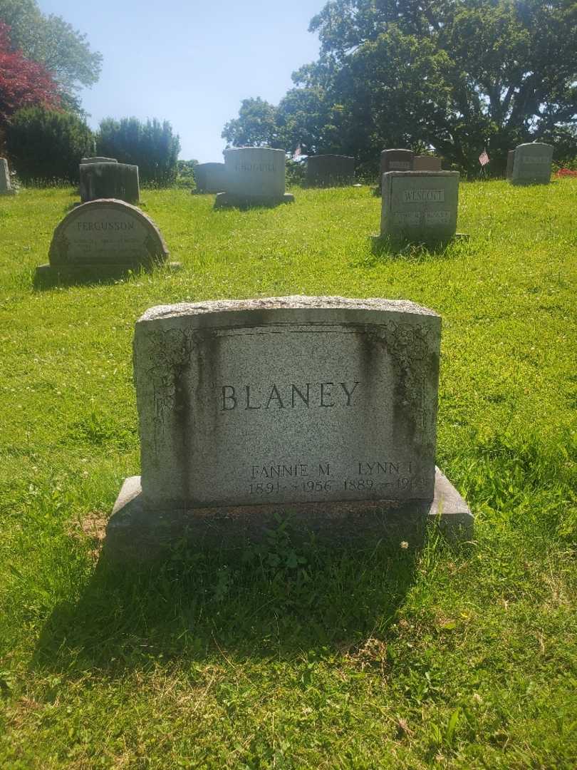 Lynn I. Blaney's grave. Photo 2