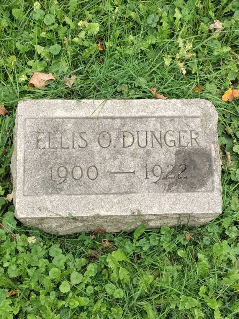 Ellis O. Dunger's grave. Photo 3