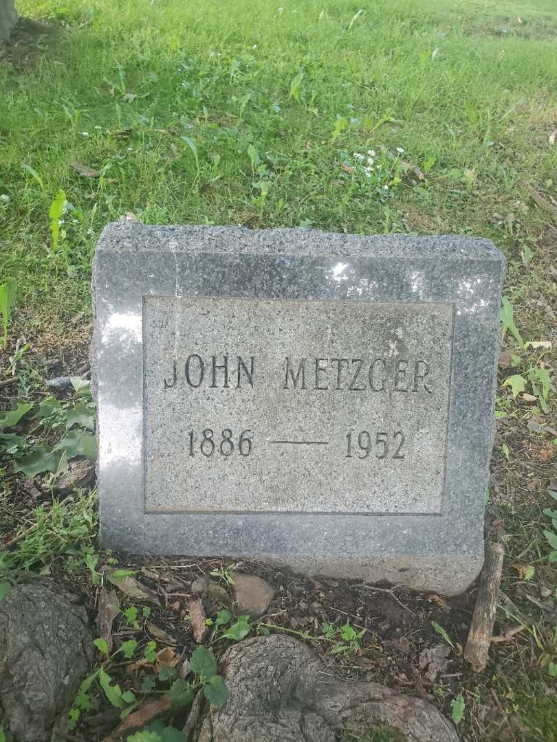 John Metzger's grave. Photo 3