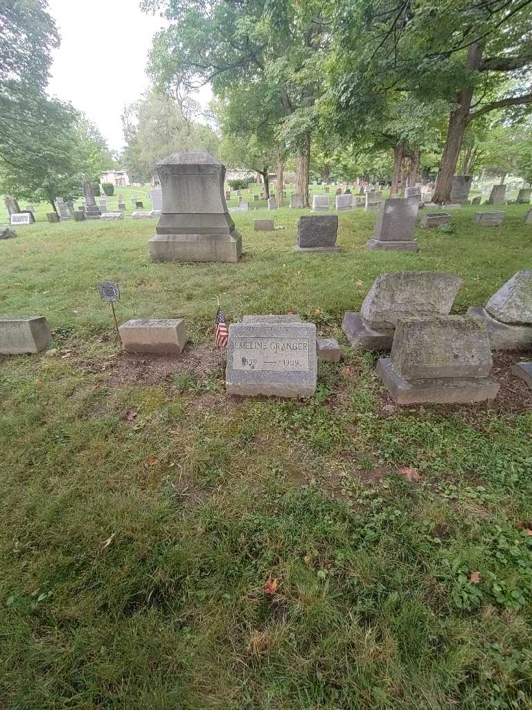 Emeline Granger's grave. Photo 1