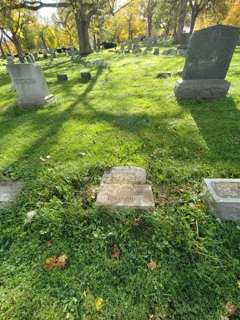 John F. Nuffer's grave. Photo 1