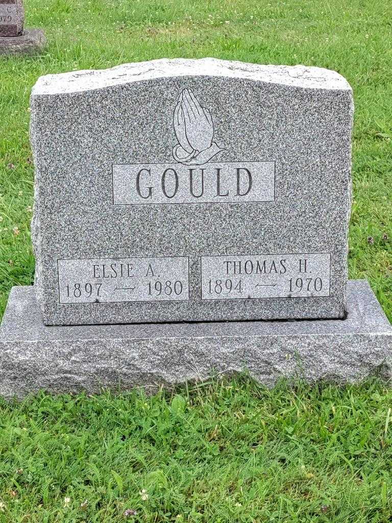 Elsie A. Gould's grave. Photo 3