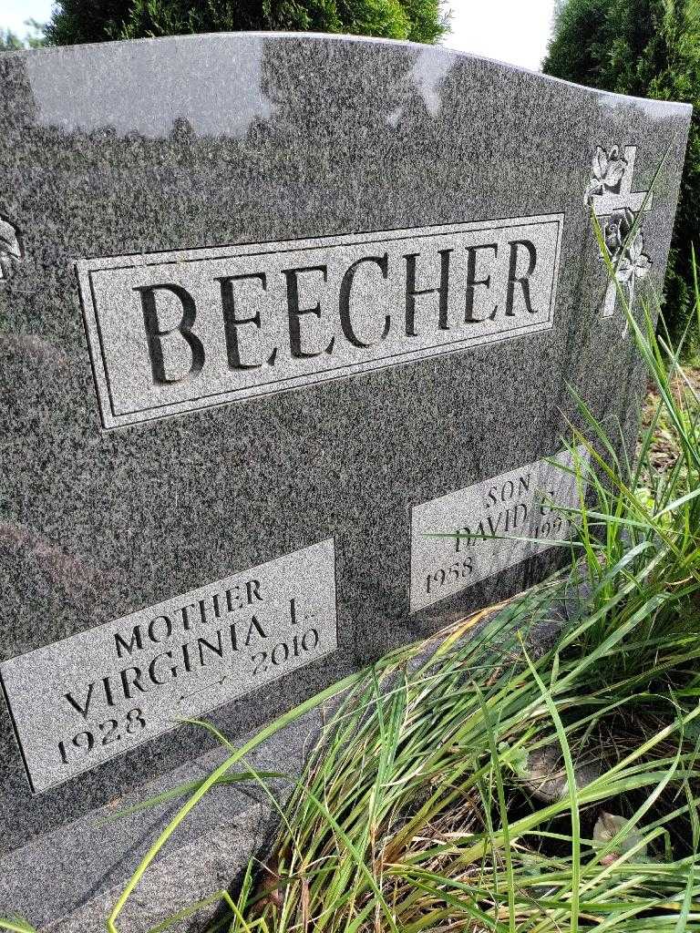 Virginia L. Beecher's grave. Photo 3