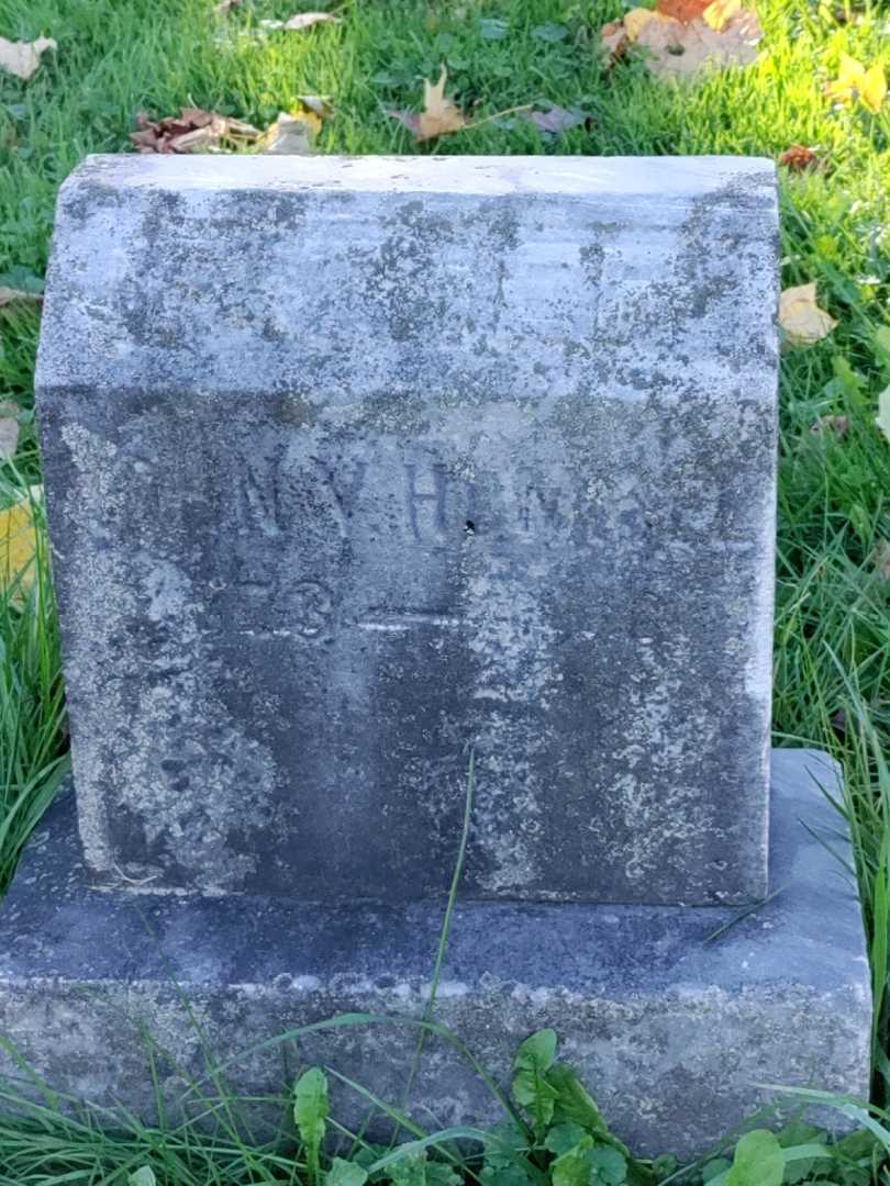 John V. Hummel's grave. Photo 3