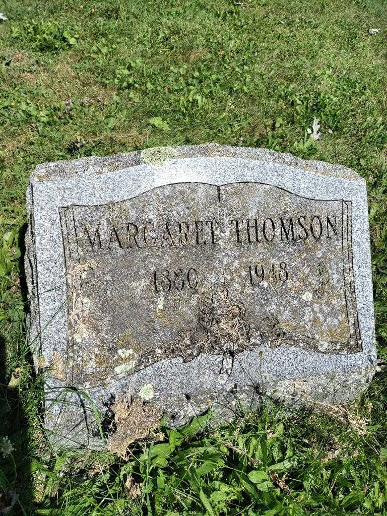 Margaret Thomson's grave. Photo 3