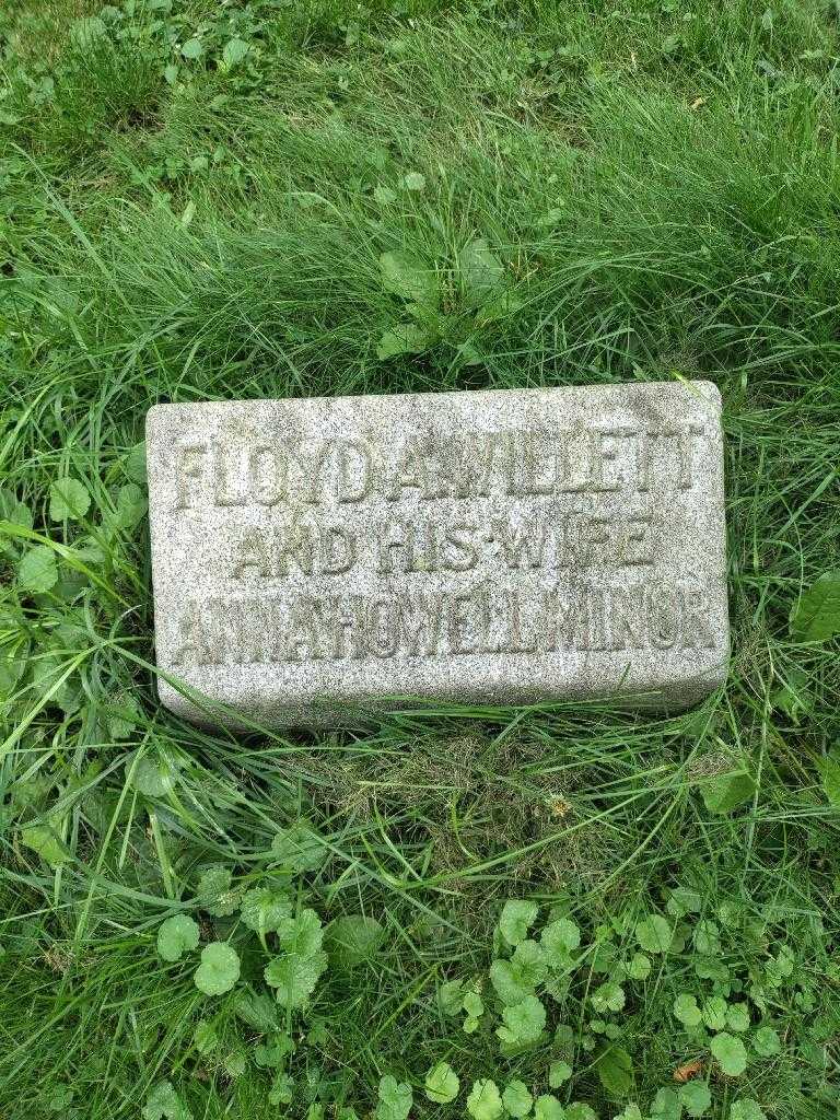 Anna Willett Howell Minor's grave. Photo 2