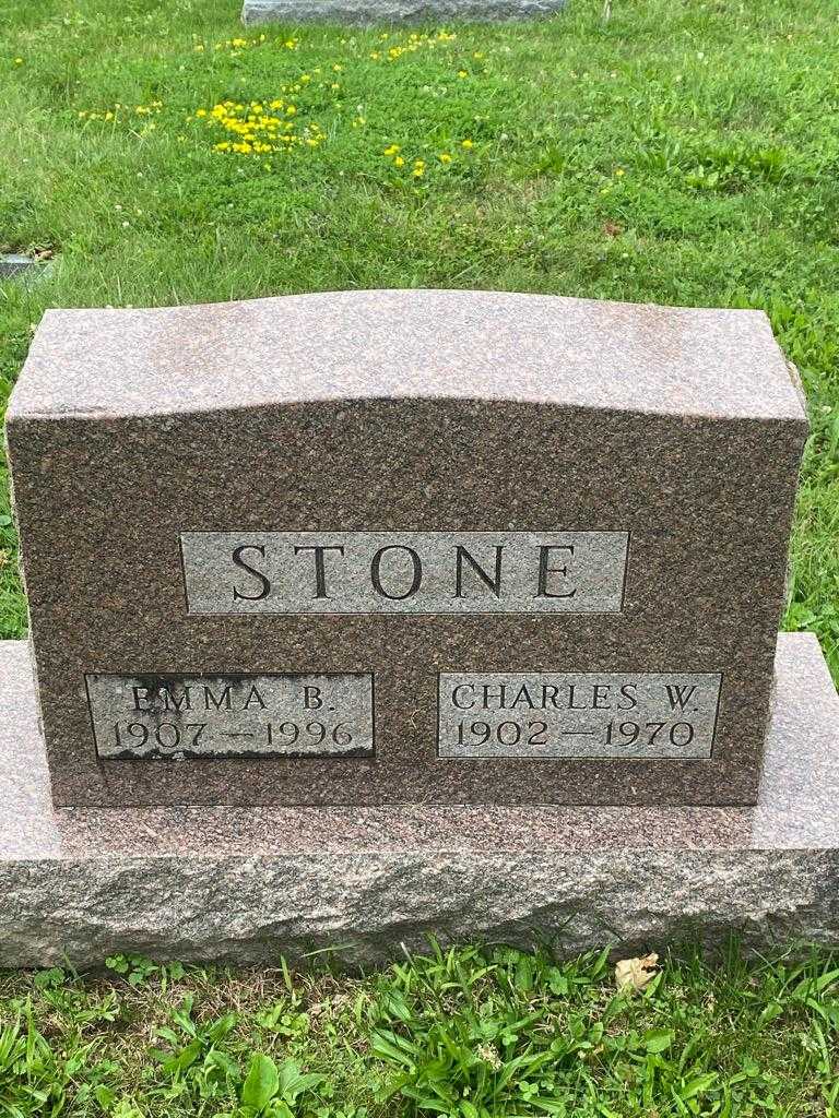 Charles W. Stone's grave. Photo 3