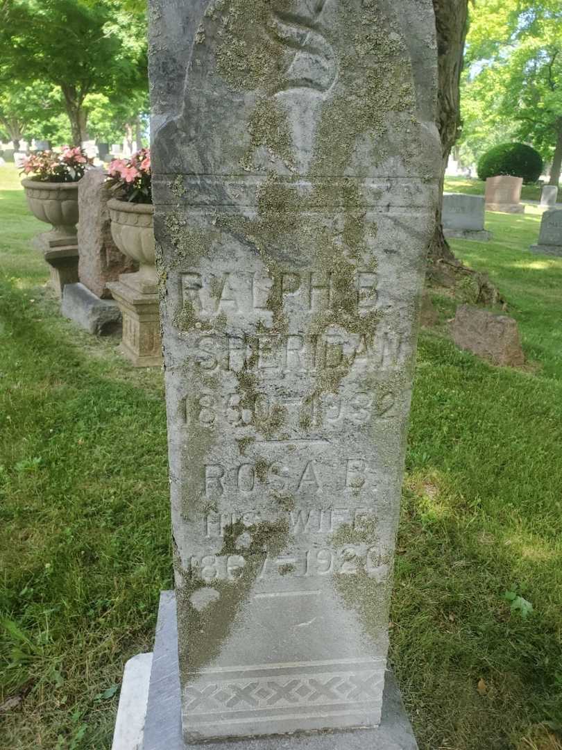 Rosa B. Sheridan's grave. Photo 3