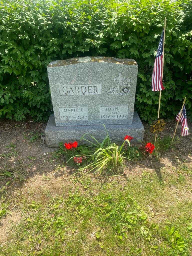 Marie E. Carder's grave. Photo 2