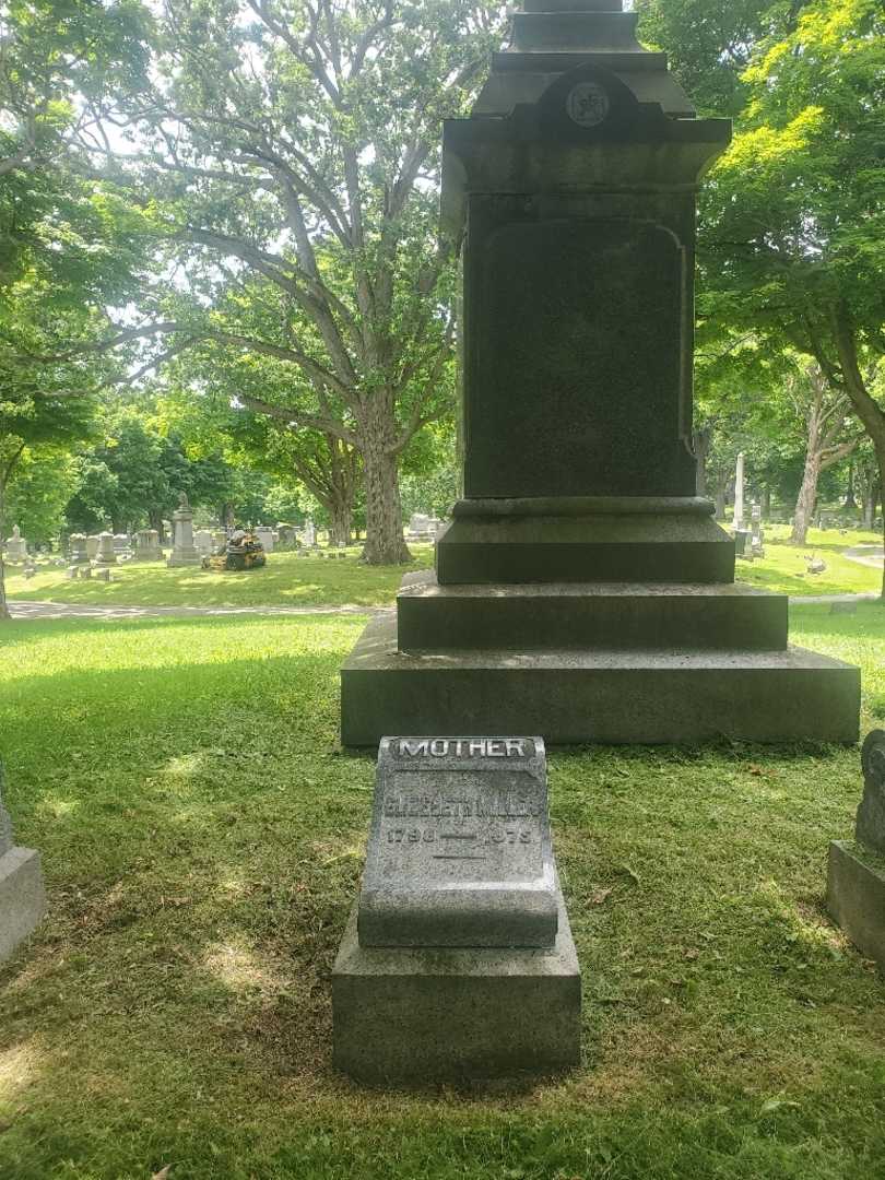 Elizabeth Miller's grave. Photo 1