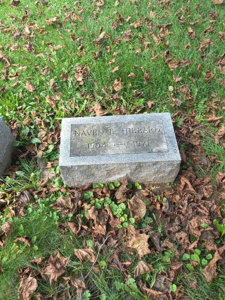 Naven E. Hibbard's grave. Photo 1