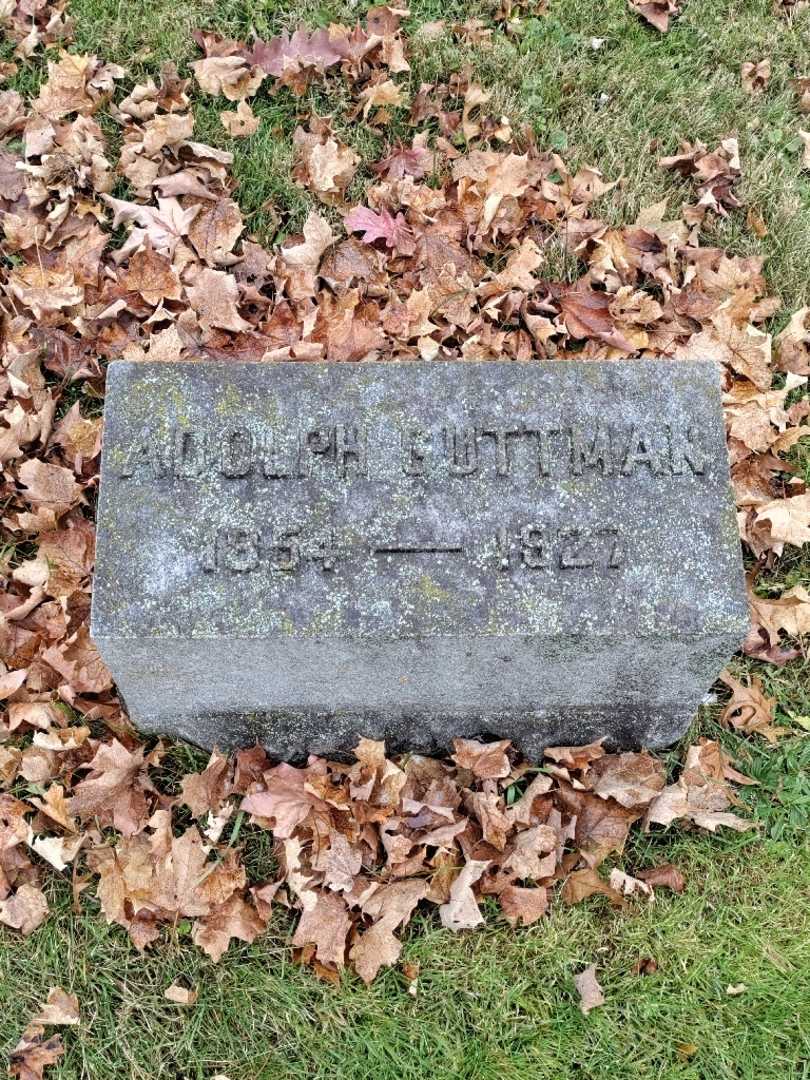 Adolph Guttman's grave. Photo 3