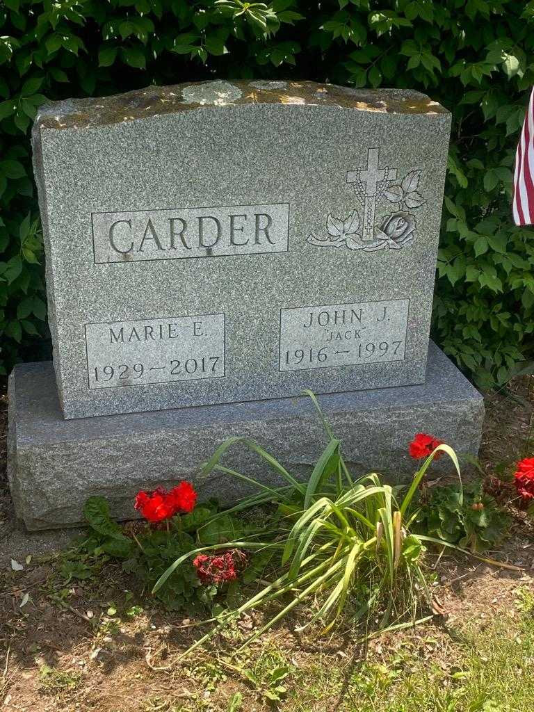 Marie E. Carder's grave. Photo 3