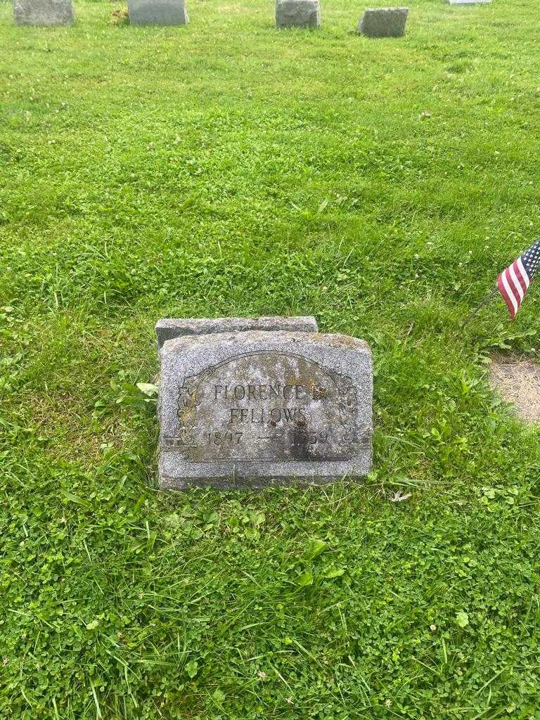 Florence E. Fellows's grave. Photo 2