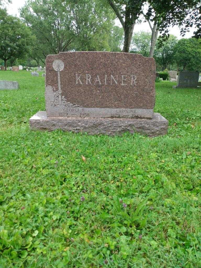 Caroline Krainer's grave. Photo 2