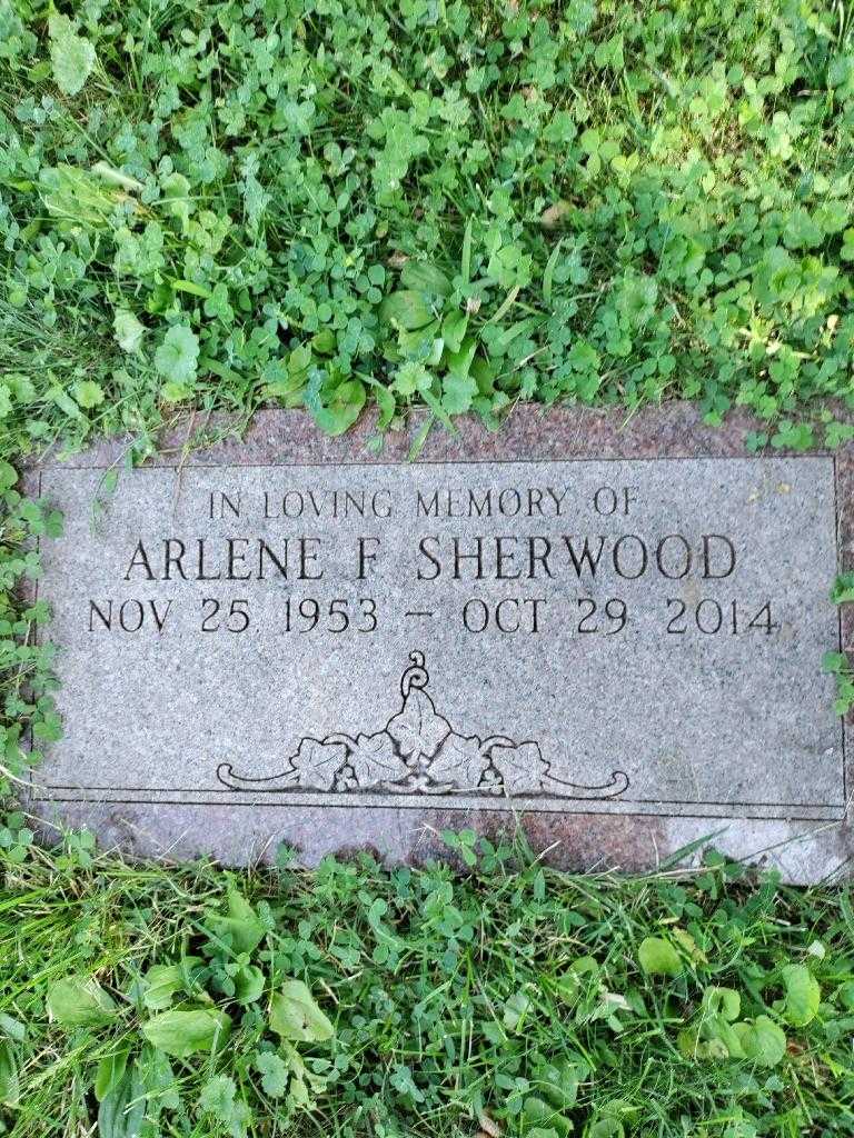 Frances M. Sherwood's grave. Photo 3