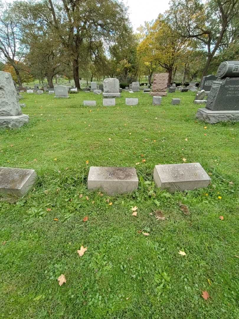 Anna M. Metzger Burch's grave. Photo 1