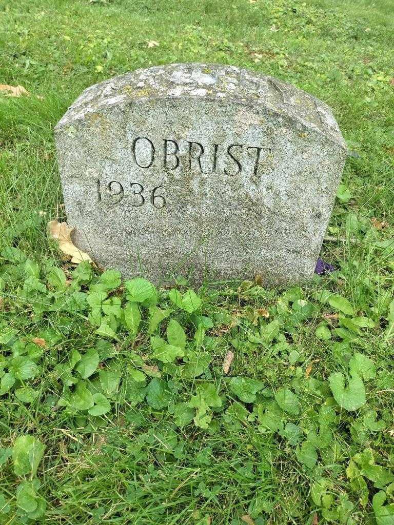 Dorothy I. Obrist's grave. Photo 3