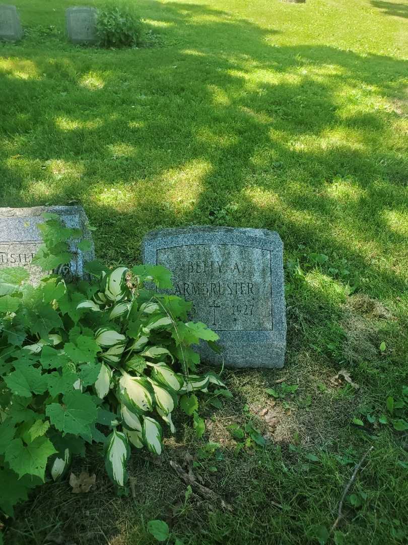 Betty Anna Armbruster's grave. Photo 2