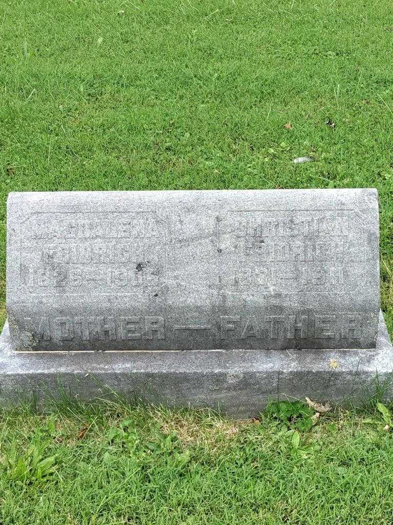 Magdelena Fridrich's grave. Photo 3
