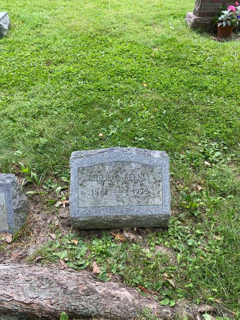 Philip R. Keenly's grave. Photo 2