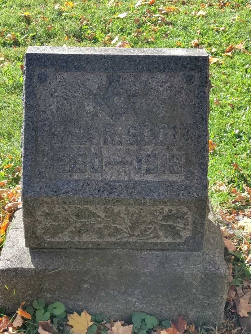 Eben R. Scott's grave. Photo 3