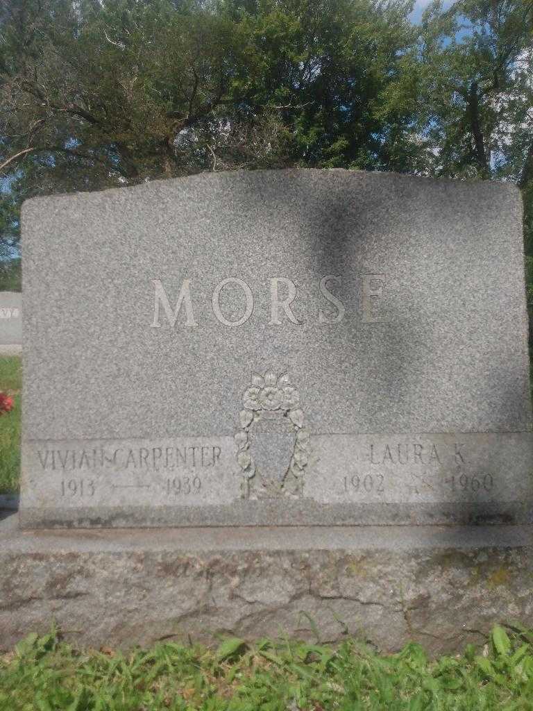 Laura K. Morse's grave. Photo 3